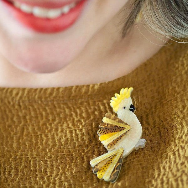 Erstwilder - Sunny of the Sulphur Crest Brooch (Jocelyn Proust) (2023) - 20th Century Artifacts