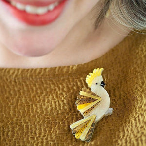 Erstwilder - Sunny of the Sulphur Crest Brooch (Jocelyn Proust 2023) - 20th Century Artifacts