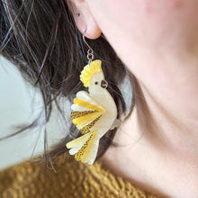 Load image into Gallery viewer, Erstwilder - Sunny of the Sulphur Crest Earrings (Jocelyn Proust) - 20th Century Artifacts