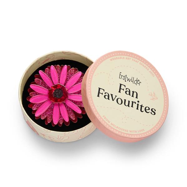 Erstwilder - Sunshine of Life Gerbera Brooch - 20th Century Artifacts