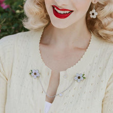 Load image into Gallery viewer, Erstwilder - Sweet Like Honey Manuka Tea Tree Cardigan Clips - 20th Century Artifacts