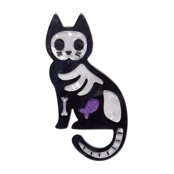 Erstwilder - Tabby Tombstone Brooch (2024) purple - 20th Century Artifacts