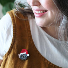 Load image into Gallery viewer, Erstwilder - Tassie Claus Mini Brooch (2021) - 20th Century Artifacts