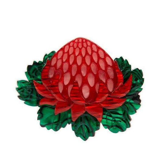 Erstwilder - Telopea Waratah Brooch (2017) (p) - 20th Century Artifacts