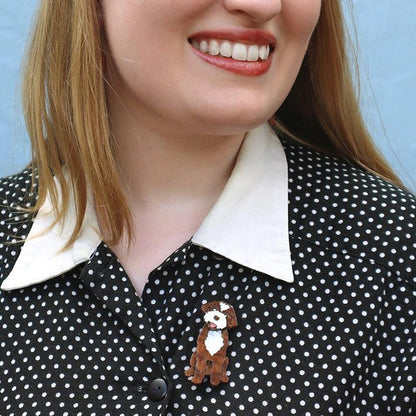 Erstwilder - Terrific Truffle Hunter Brooch - 20th Century Artifacts
