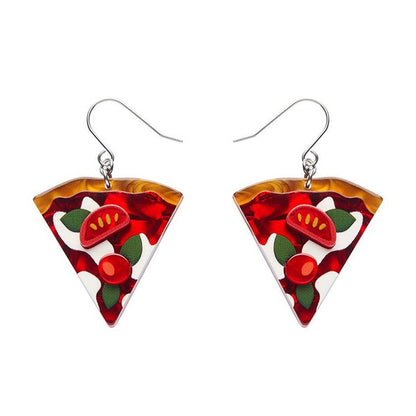 Erstwilder - That's Amore Pizza Drop Earrings - 20th Century Artifacts