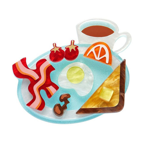 Erstwilder - The Big Breakfast Brooch - 20th Century Artifacts