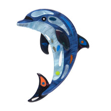 Load image into Gallery viewer, Erstwilder - The Boastful Bottlenose Dolphin Brooch (Pete Cromer) (2023) - 20th Century Artifacts
