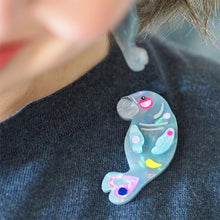 Load image into Gallery viewer, Erstwilder - The Dutiful Dugong Brooch (Pete Cromer) (2023) - 20th Century Artifacts