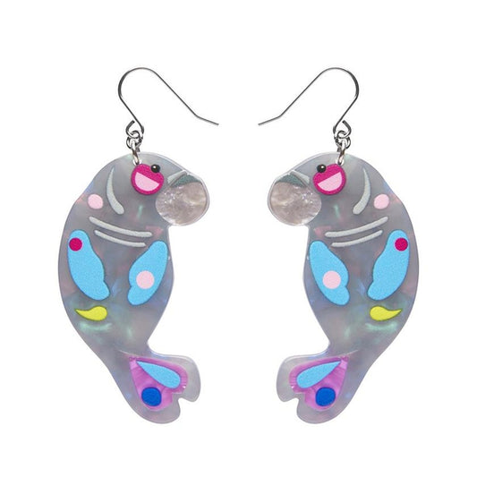 Erstwilder - The Dutiful Dugong Drop Earrings (Pete Cromer) (2023) - 20th Century Artifacts