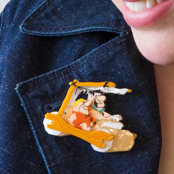 Erstwilder - The Flintmobile Brooch - 20th Century Artifacts
