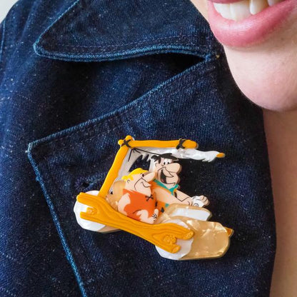 Erstwilder - The Flintmobile Brooch - 20th Century Artifacts