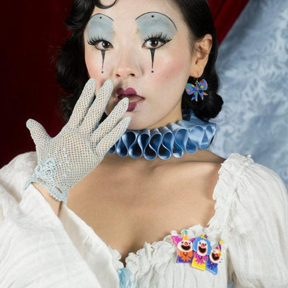 Erstwilder - The Laughing Clowns Brooch (2025) - 20th Century Artifacts