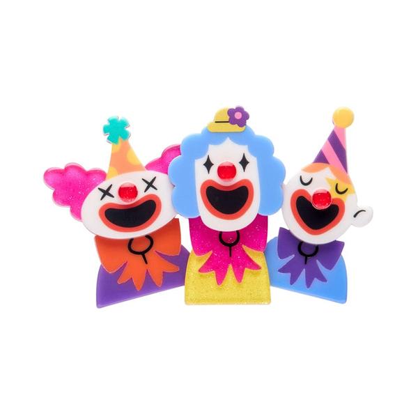 Erstwilder - The Laughing Clowns Brooch (2025) - 20th Century Artifacts