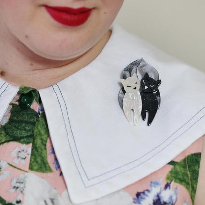 Erstwilder - The Lovecats Brooch (2019) - 20th Century Artifacts