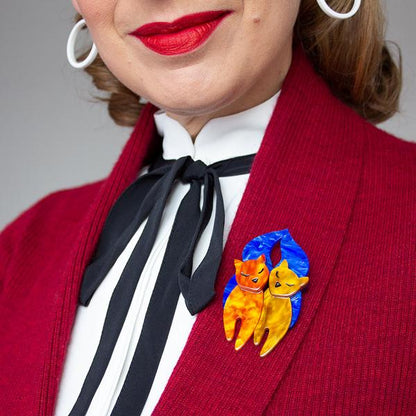 Erstwilder - The Lovecats Brooch (2021) - 20th Century Artifacts