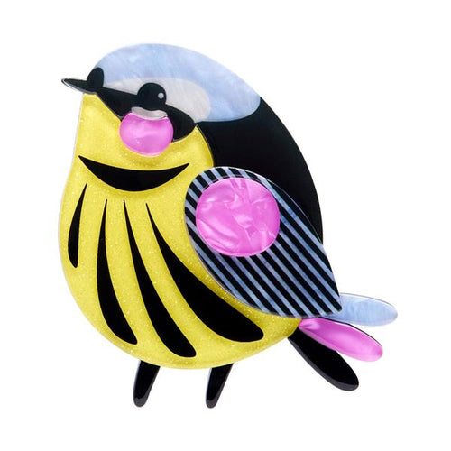 Erstwilder - *** The Melodious Magnolia Warbler Brooch (Pete Cromer) (2025) FREE GIFT WITH PURCHASE - 20th Century Artifacts