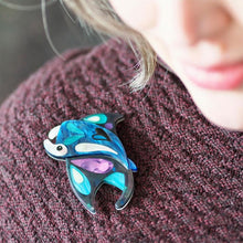 Load image into Gallery viewer, Erstwilder - The Mercurial Manta Ray Brooch (Pete Cromer) (2023) - 20th Century Artifacts