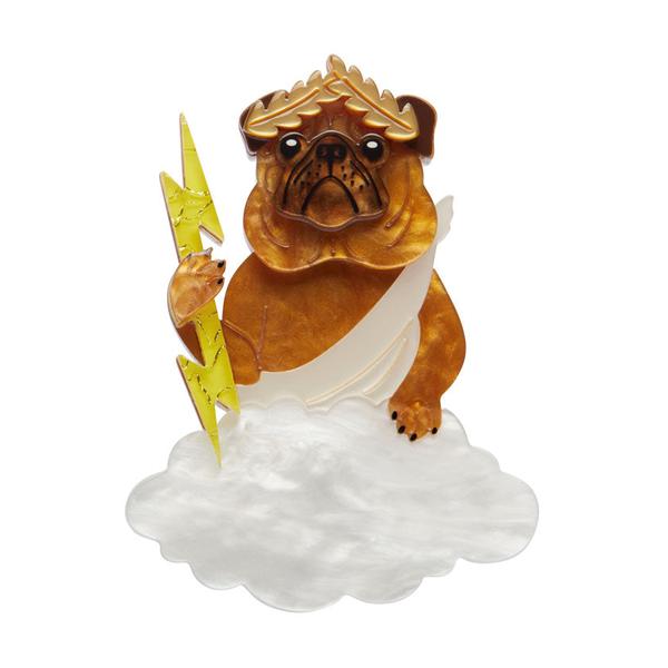 Erstwilder - The Pious Pug Brooch - 20th Century Artifacts