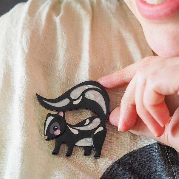 Erstwilder - The Sassy Skunk Brooch (Pete Cromer) (2025) - 20th Century Artifacts