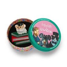 Load image into Gallery viewer, Erstwilder - The Valedictorian Mouse Brooch - 20th Century Artifacts