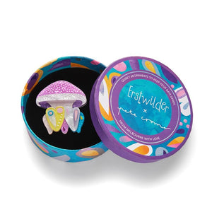 Erstwilder - The Whimsical White Spotted Jellyfish Brooch (Pete Cromer) (2023) - 20th Century Artifacts