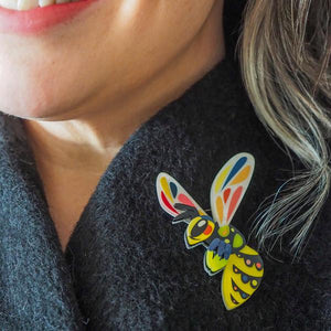 Erstwilder - The Youthful Yellowjacket Brooch (Pete Cromer) (2025) - 20th Century Artifacts