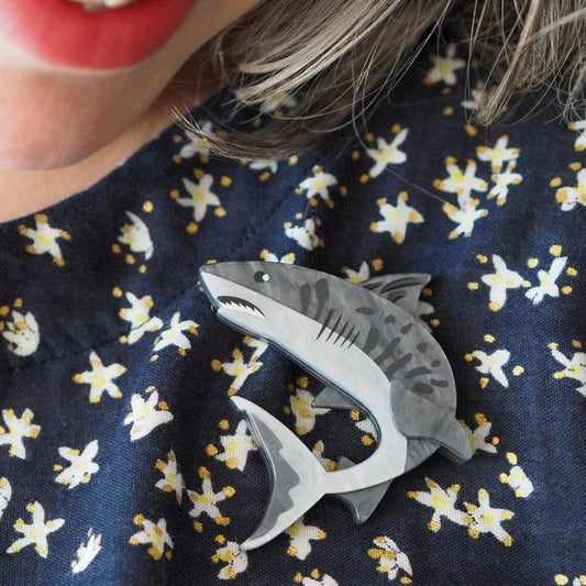 Erstwilder - Tiger Shark Brooch (2025) - 20th Century Artifacts