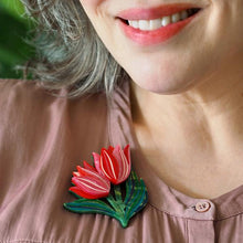Load image into Gallery viewer, Erstwilder - Timeless Tulips Brooch (Jocelyn Proust) - 20th Century Artifacts