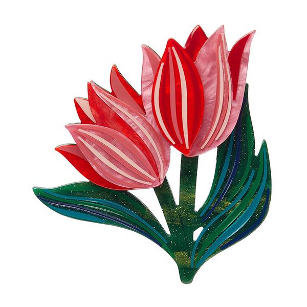 Erstwilder - Timeless Tulips Brooch (Jocelyn Proust) - 20th Century Artifacts