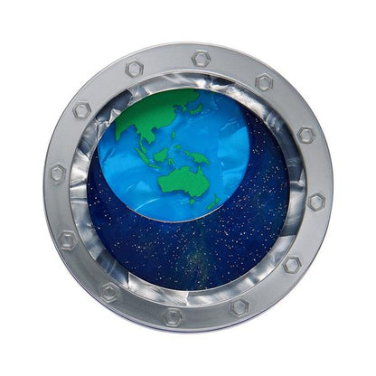Erstwilder - Tiny Blue Dot Brooch - 20th Century Artifacts