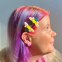 Load image into Gallery viewer, Erstwilder - To Bee or Not to Bee Hair Clips - 20th Century Artifacts