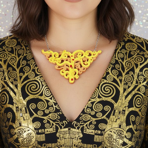 Erstwilder - Tree of Life Gustav Klimt Necklace (2021) - 20th Century Artifacts