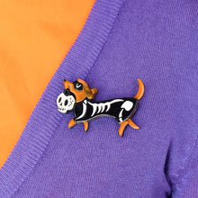 Load image into Gallery viewer, Erstwilder - Trot or Treat Dog Brooch (2020) - 20th Century Artifacts