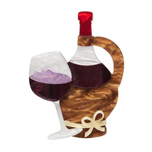 Load image into Gallery viewer, Erstwilder - Vino Rosso Chianti Brooch - 20th Century Artifacts