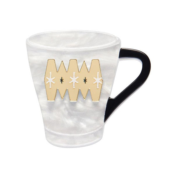 Erstwilder - Wake Up and Smell the Coffee Mini Brooch (2023) - 20th Century Artifacts