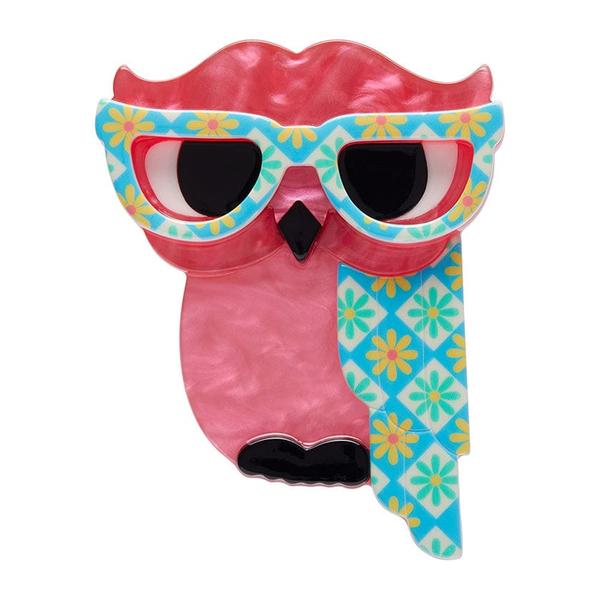 Erstwilder - Waldo the Wacky Wise Owl Brooch (2025) - 20th Century Artifacts
