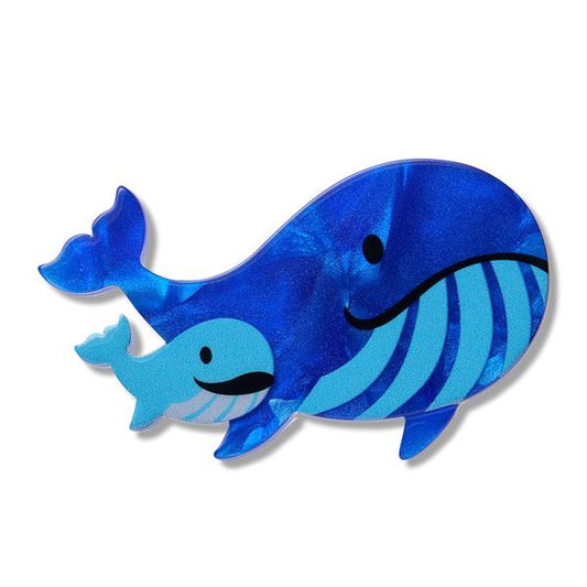 Erstwilder - Whales Simplified Mini Brooch - 20th Century Artifacts
