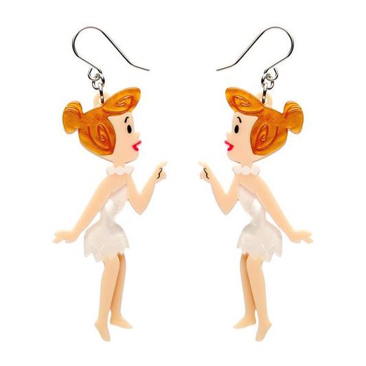 Erstwilder - Wilma Flintstone Drop Earrings - 20th Century Artifacts