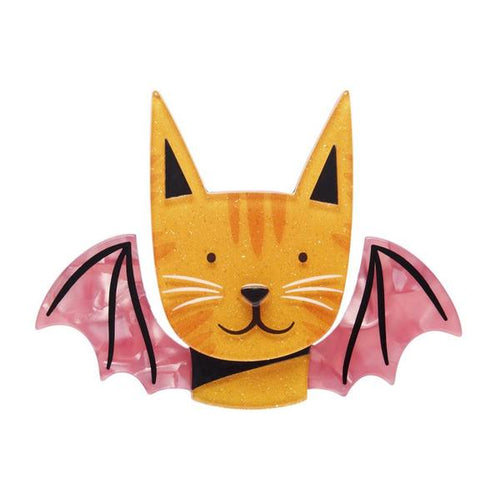 Erstwilder - Winged Kitty Brooch (Megan Roy) - 20th Century Artifacts