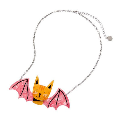 Erstwilder - Winged Kitty Necklace (Megan Roy) - 20th Century Artifacts