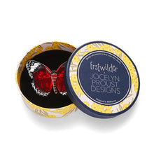 Load image into Gallery viewer, Erstwilder - Wings Laced in Red Broach (Jocelyn Proust) (2023) - 20th Century Artifacts