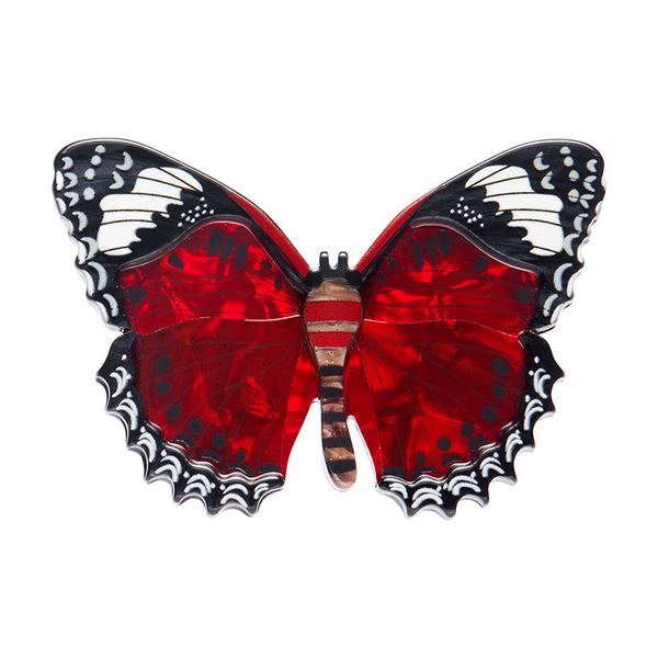 Erstwilder - Wings Laced in Red Broach (Jocelyn Proust) (2023) - 20th Century Artifacts