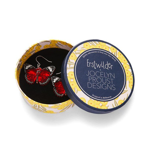 Erstwilder - Wings Laced in Red Earrings (Jocelyn Proust) (2023) - 20th Century Artifacts
