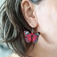 Load image into Gallery viewer, Erstwilder - Wings Laced in Red Earrings (Jocelyn Proust) - 20th Century Artifacts