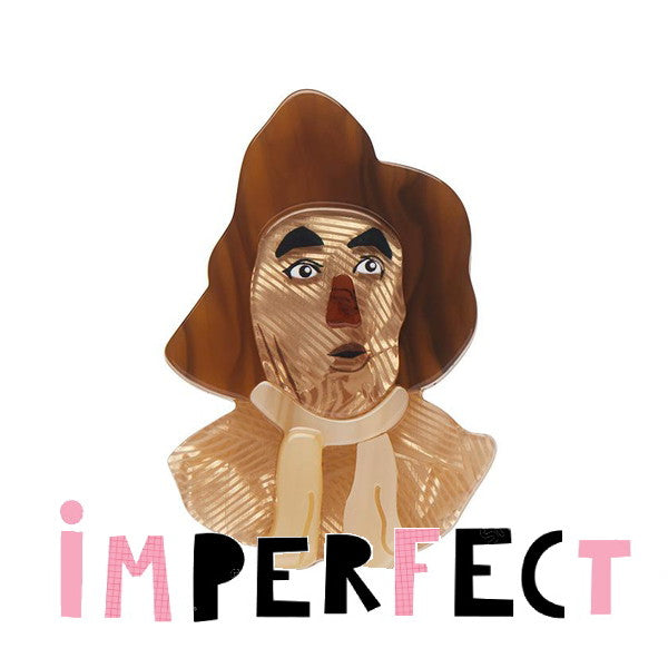 Erstwilder - Wizard of Oz - Scarecrow Brooch (imperfect) - 20th Century Artifacts