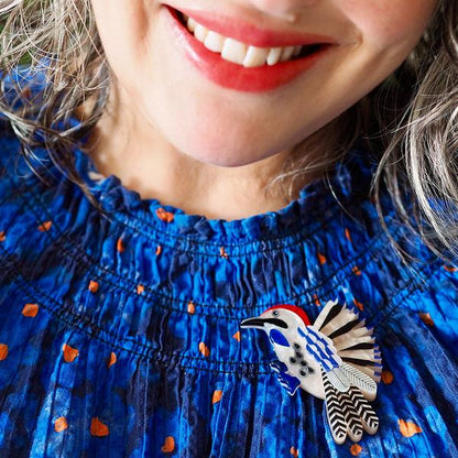 Erstwilder - Wondrous Woodpecker Brooch (Jocelyn Proust) (2025) - 20th Century Artifacts