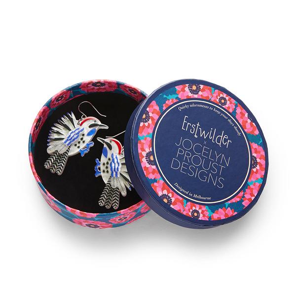 Erstwilder - Wondrous Woodpecker Drop Earrings (Jocelyn Proust) (2025) - 20th Century Artifacts