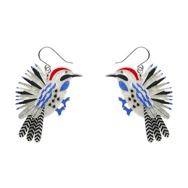 Erstwilder - Wondrous Woodpecker Drop Earrings (Jocelyn Proust) (2025) - 20th Century Artifacts