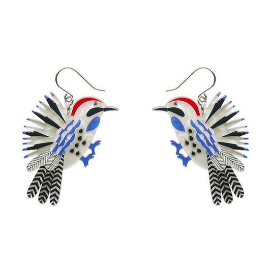 Erstwilder - Wondrous Woodpecker Drop Earrings (Jocelyn Proust) (2025) - 20th Century Artifacts